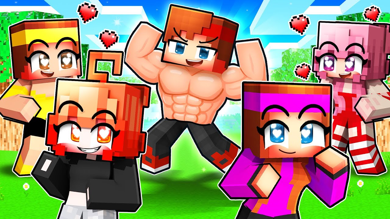 Talcado est super MAIGRE et a acheté des FAUX MUSCLES pour DRAGUER ses FAN GIRLS sur Minecraft !