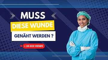 Wann wird eine Wunde genäht und wann geklammert?