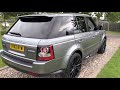 2012/62 Orkney Grey Range Rover Sport 3.0 SDV6 HSE Luxury 22” Gloss Black Alloys. Cambelt Done