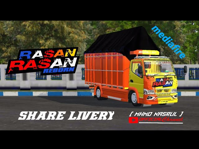 Share Livery RASAN RASAN REBORN mod canter by mukhlas spesial fast blue class=