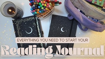 Everything you need to start a Reading Journal! 📖✨ Your 101 guide to journals, pens,  & supplies! 📚