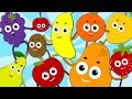 Ten Little Fruits Jumping On The Bed | Fruits Song | Learn Numbers With Fruits | Baby Songs