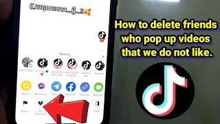 How to delete a fan that pops up a video that we do not like , របៀបលុបហ្វ្រេនណាដែលផុសយើងមិនចូលចិត្ត