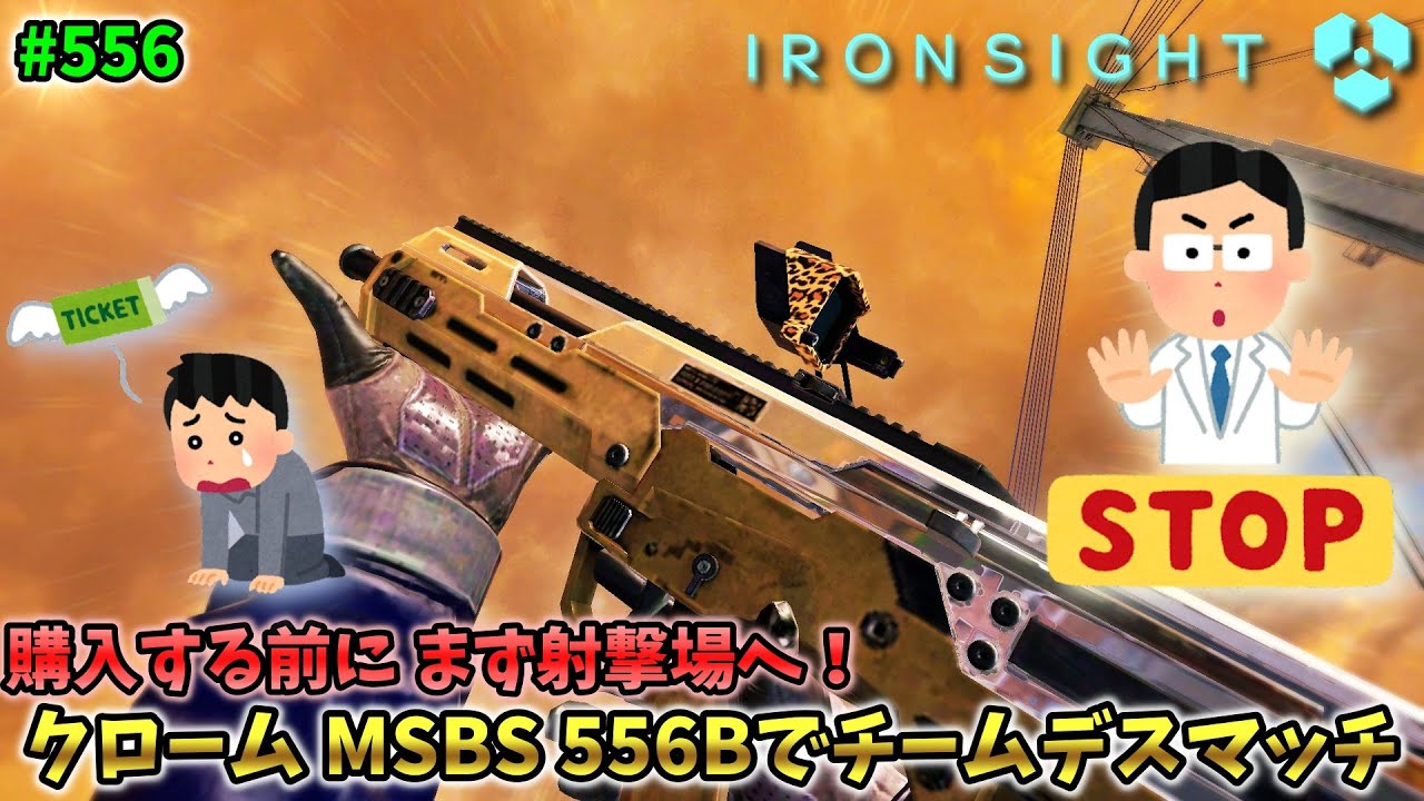 Ironsight 新しく武器を購入する際に気をつけること クローム Msbs 556bでtdm Msbs 556b Part556 アイアンサイト Steam 無料fps Youtube