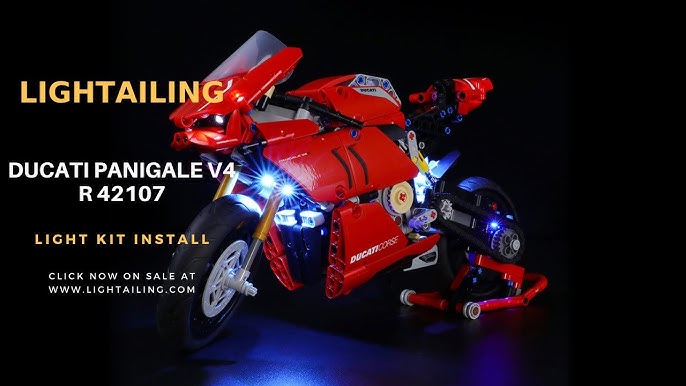 LEGO 42107 Ducati Panigale V4 R motorcycle [Review] - The Brothers