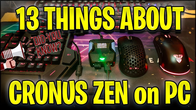 Cronus Zen - How to setup Mouse and Keyboard on PC 