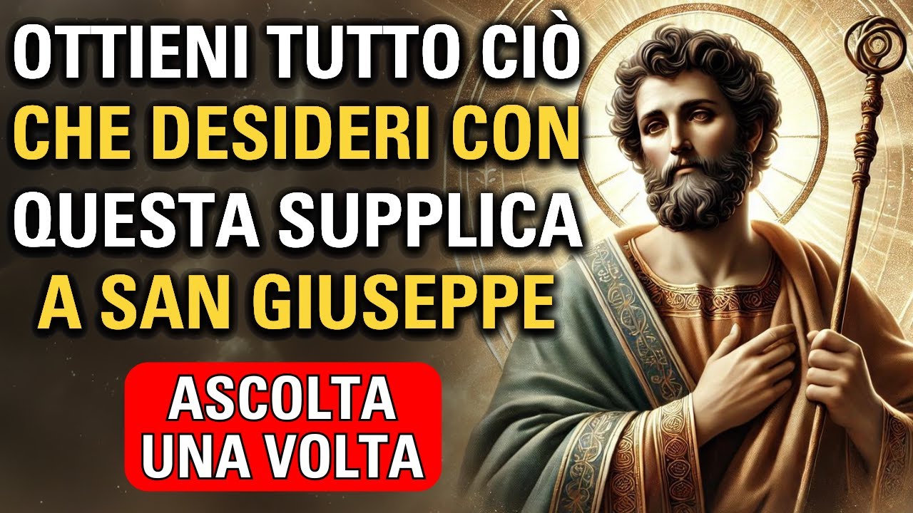 La Preghiera Più Potente a San Giuseppe 🌟 Ottieni Ciò Che Desideri con