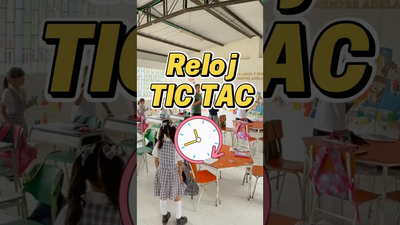📢 Dinámica: El reloj tic-tac ⏰🎶Para formar grupos de manera divertida