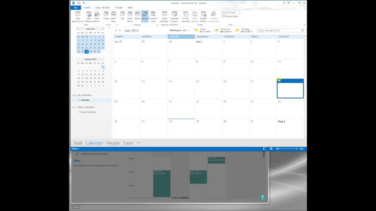 How to Sync Your Outlook Calendar Desktop YouTube