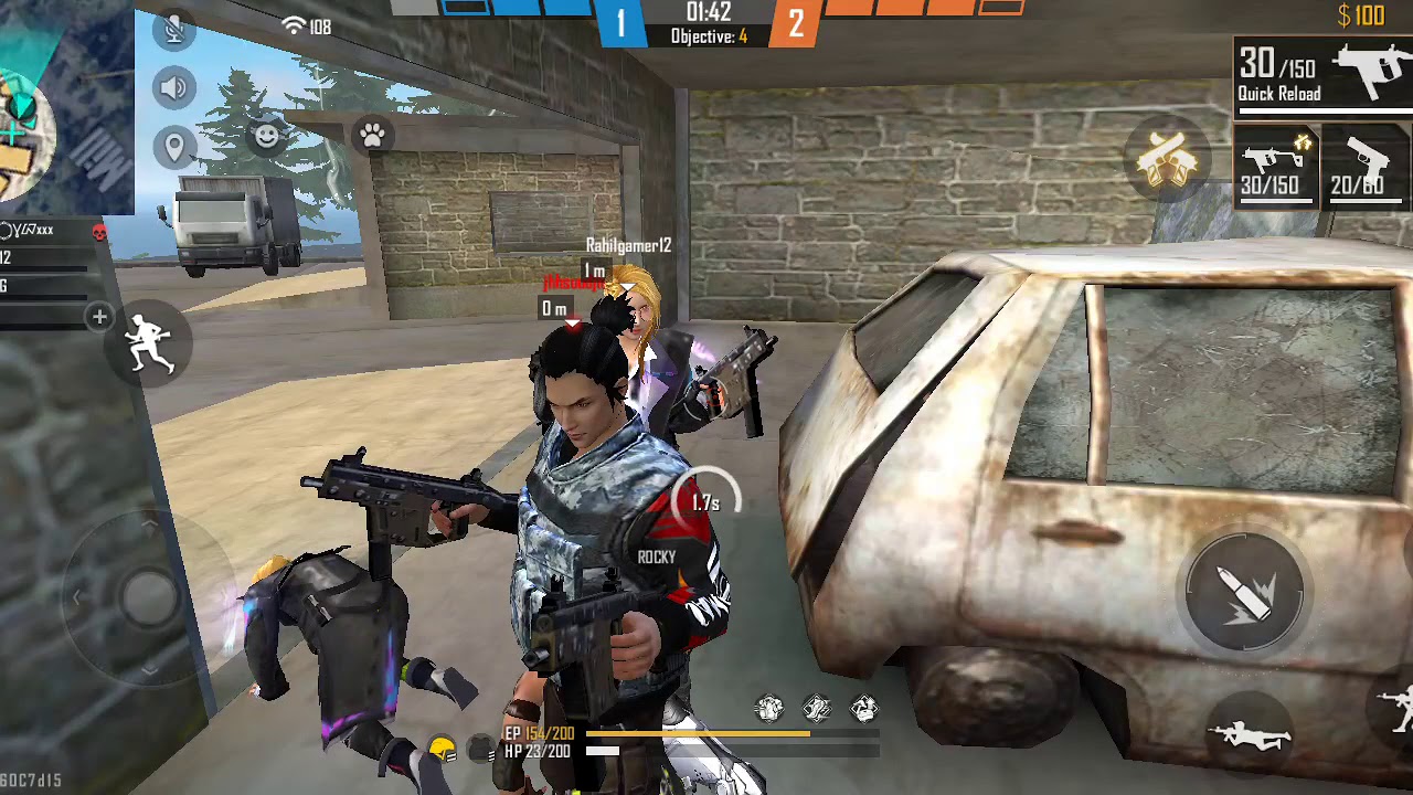 FREE FIRE ONLY VECTOR CHALLENGE💪💪