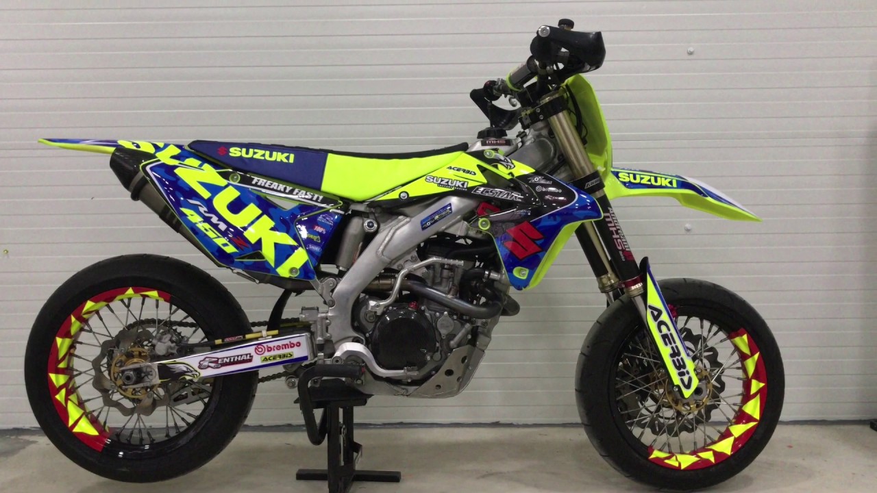 Suzuki rmz supermotard Extreme Graphics YouTube