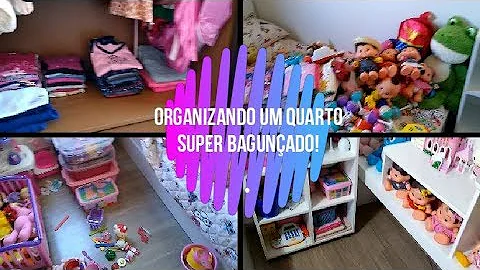 Como organizar um quarto bagunçado de criança?