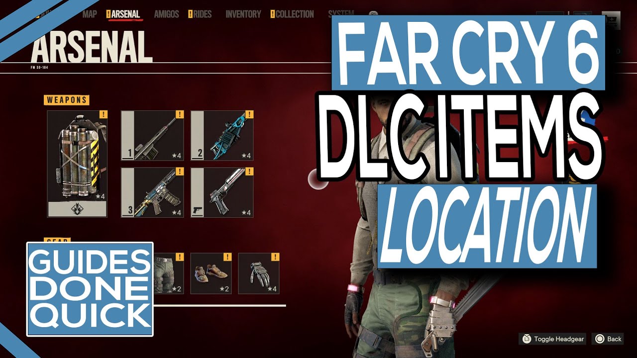 Where To Find Your Pre Order DLC Items In Far Cry 6