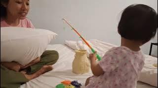 Raisa main pancingan #baby