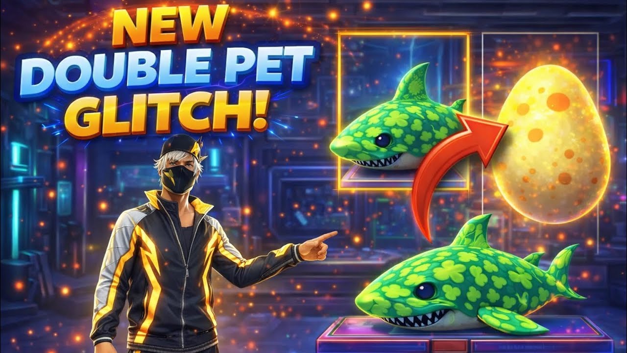 New Double pet glitch 🤯 Free Fire Steal A Pet 