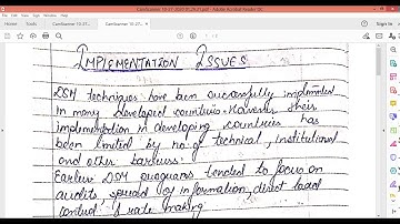 IMPLEMENTATION ISSUES IN DSM