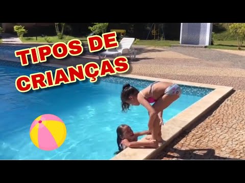 Tipos De Crianças Na Piscina