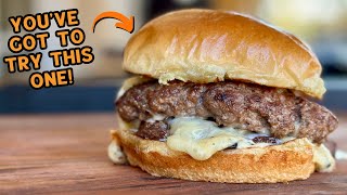 Smash Burgers with Smoked Bone Marrow