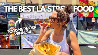 The Best Los Angeles Street Food Market! 🌴 8 UNIQUE LA Street Foods at Smorgasburg LA Food Tour 🦞