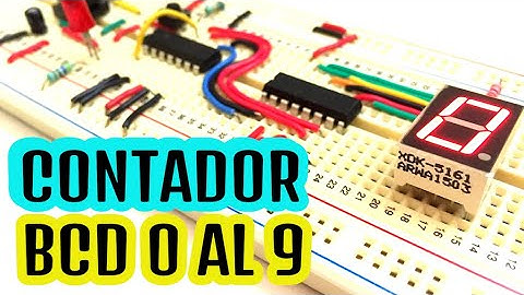 COMO HACER UN CONTADOR 0 AL 9 CON 74LS90 Y 74LS48 (PRÁCTICO)