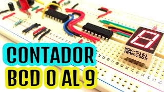 HOW TO MAKE A 0-9 COUNTER WITH 74LS90 AND 74LS48 (PRACTICAL)