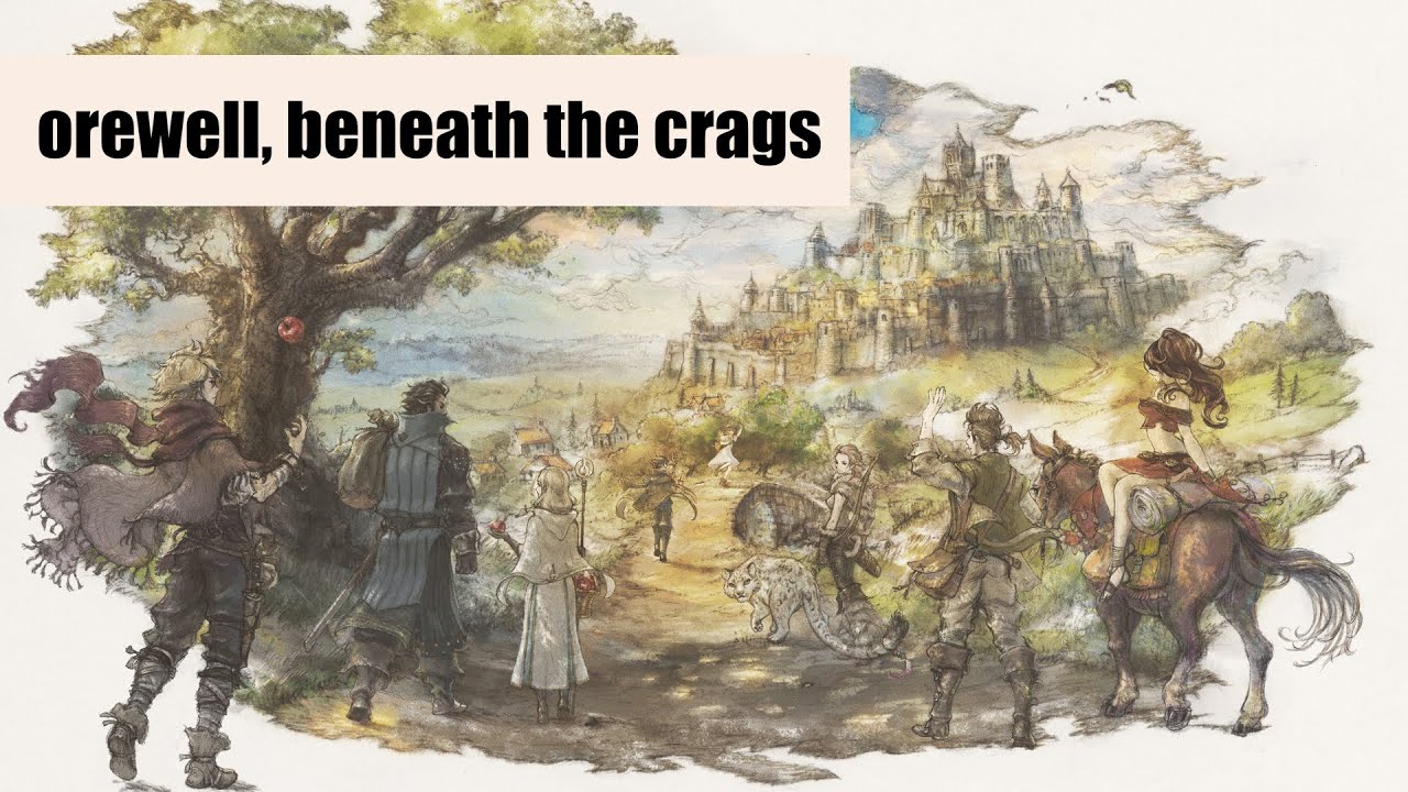 orewell, beneath the crags (octopath traveler ost) tin whistle sheet