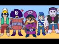 TEAMERS IN SOLO SHOWDOWN - BRAWL STARS ANIMATION