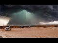 Tsunami From Heaven ! Crazy Rain Bomb 'Wet Microburst’ Over Oman, Yaqoub, Ibri