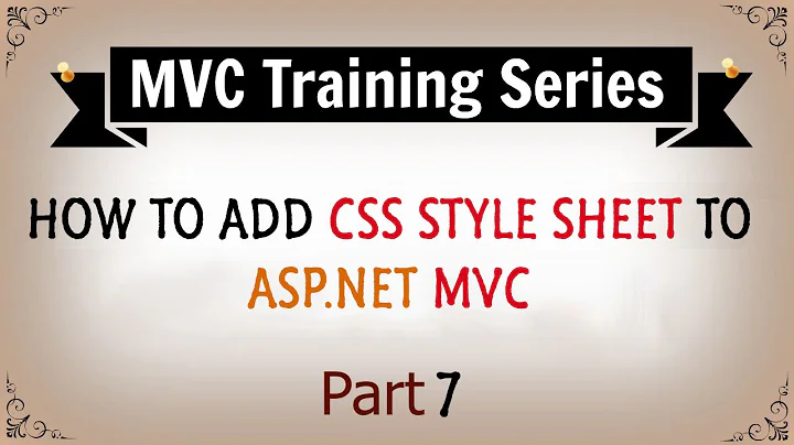 How to Add CSS Styles in ASP.NET MVC - Part 7