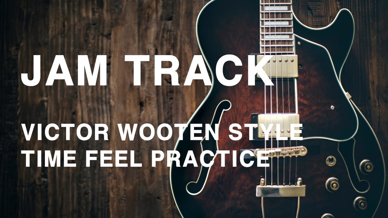 Time Feel Practice / Funky Groove minor Blues Jam in Cm BPM 105