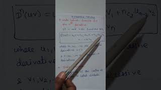 Euler's Theorem # total differential # Lebnitz formula # Evolute # Differential Calculus