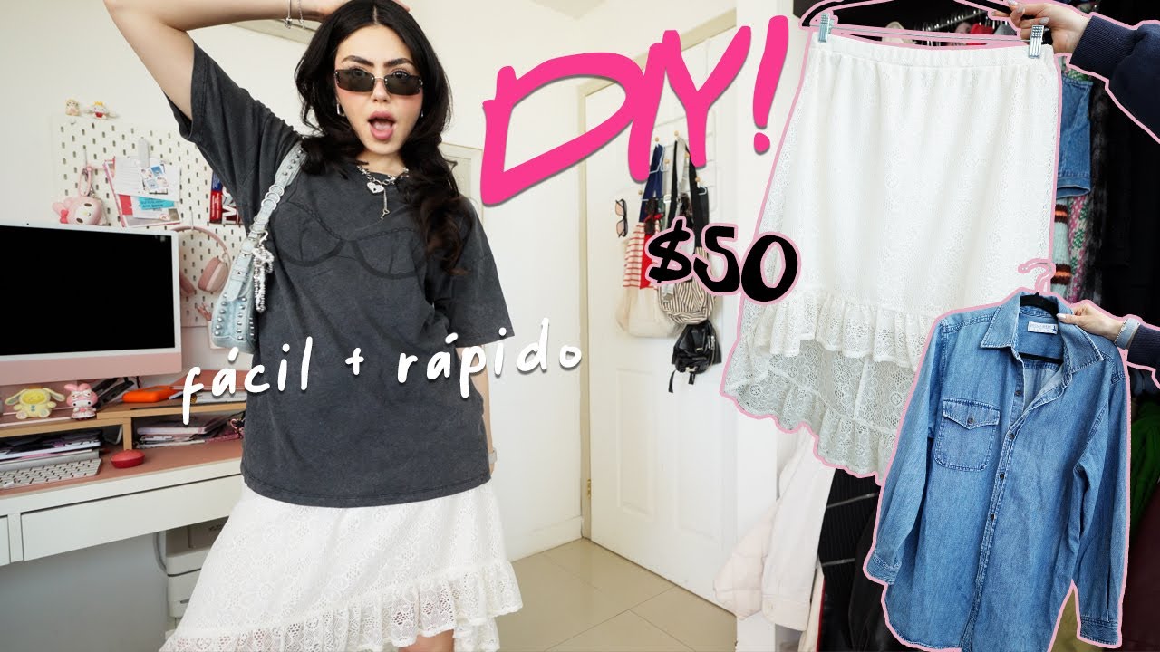 MODIFICANDO ROPA DEL TIANGUIS! diy fácil y rápido