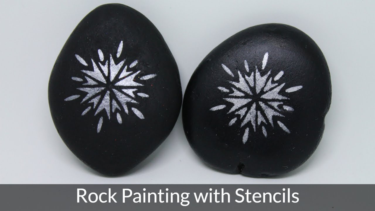 rock-painting-with-stencils-youtube