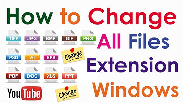 How to Change All Files Extension in Windows [Hindi - हिन्दी]