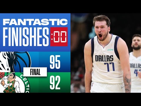 Final 1:46 WILD Ending in Mavericks/Celtics Game 😲