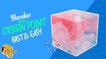 How to move the Origin Point in Blender FAST & EASY