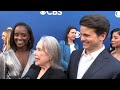 Kathy Bates, Skye P. Marshall and Jason Ritter (&#39;Matlock&#39;) at CBS New Fall Schedule Party red carpet