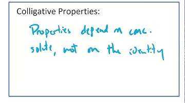 Introduction to Colligative Properties