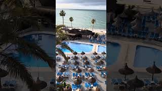 Sunset Beach Club Benalmadena - the view from the Prime One bed sea view Apartment. The sea and pool