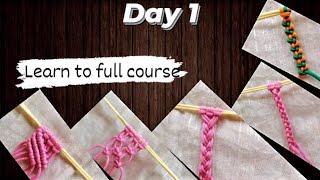 learn to macrame thread art day 1! macrume art !dhage ki bunawat sikhe step by step!#macrameart #art