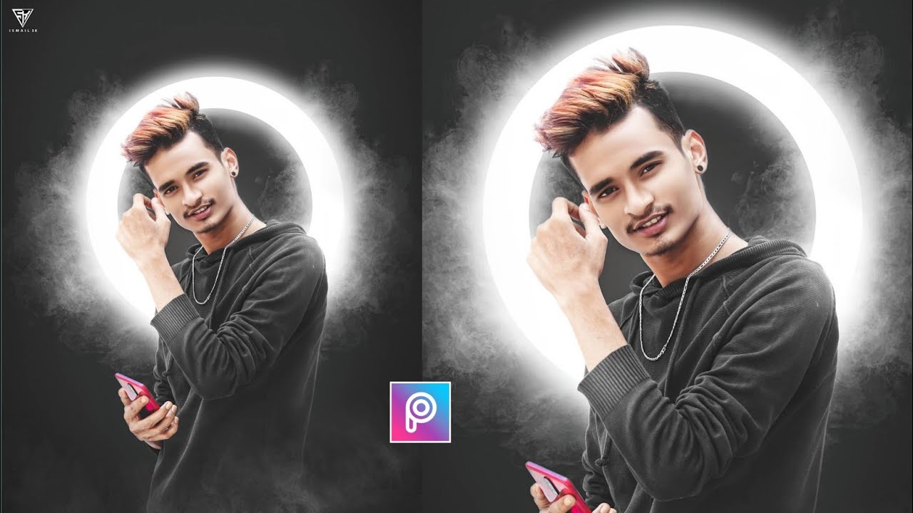 Ring Light Photo Editing in PicsArt PicsArt Background Change
