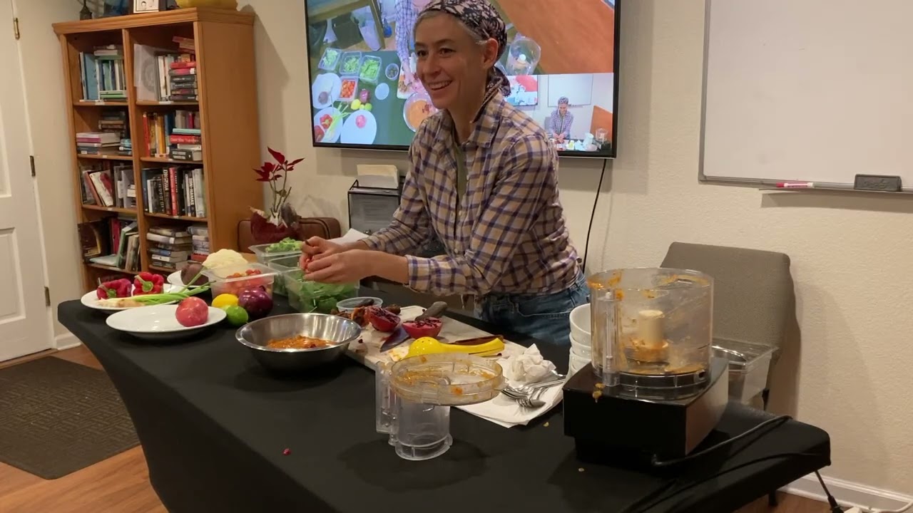 Raw Vegan Christmas salad and dessert - live lecture at TrueNorth Health 12 21 25