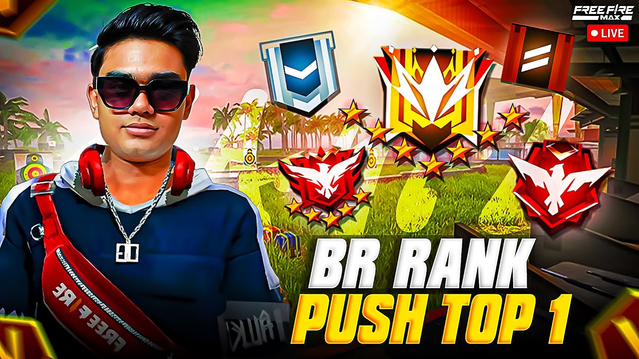 BR NEW SEASON | BRONZE TO GRANDMASTER TOP 1 🥇 LIVE RANK PUSH #freefire ...
