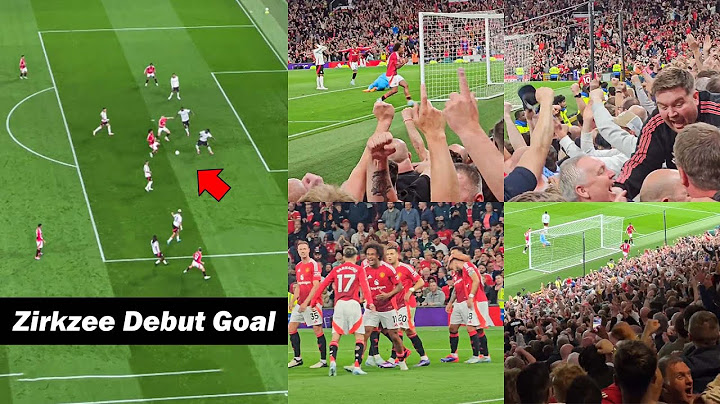 Manchester United Fans Reactions to Zirkzee Winner vs Fulham