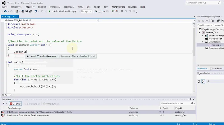 C++: Vectors, Iterator