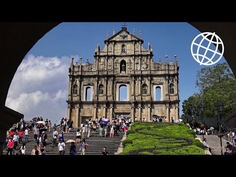 Historic Center of Macau, China  [Amazing Places 4K]