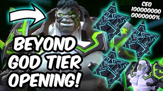 CEO 1000000000% BEYOND GOD TIER 6 STAR OPENING &amp; 8.2 BAHAMET HULK BOSS - Marvel Contest of Champions