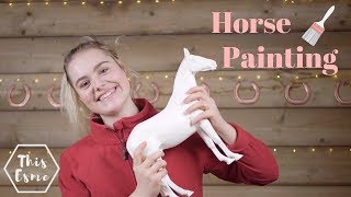 Painting a Horse for WorldHorseWelfare | This Esme