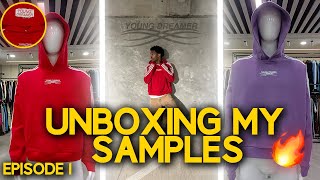 Prepare for my clothing brand drop with me episode 1: Samples finally came!