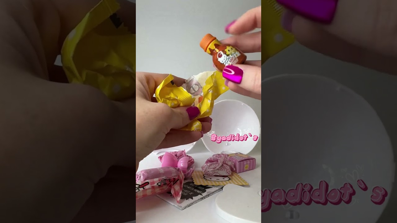 Cute Mini Snack Toy Unboxing 🍓🧇 Kawaii Miniatures & Satisfying ASMR #unboxing #assembly #asmr #diy